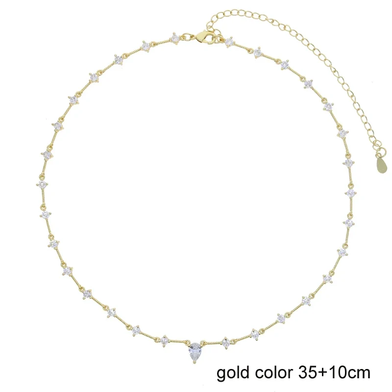 Water Drop Necklace – Gold - Image 10