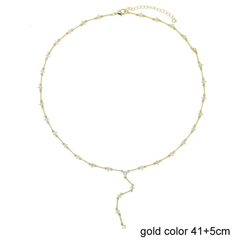 Water Drop Necklace – Gold - Image 11