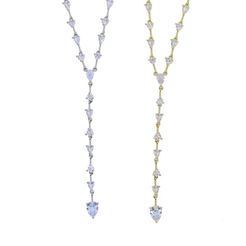 Water Drop Necklace – Gold - Image 4
