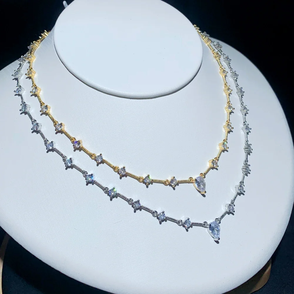 Water Drop Necklace – Gold - Image 5