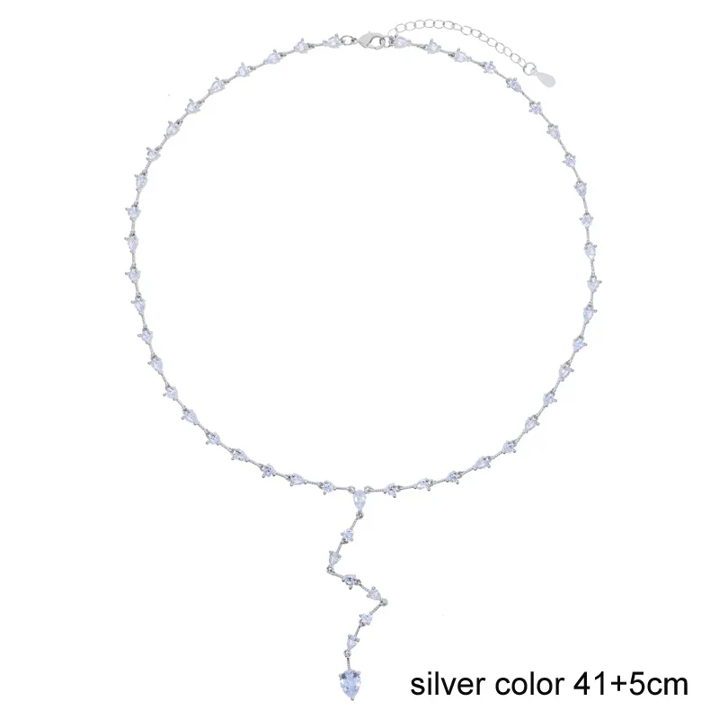 Water Drop Necklace – Gold - Image 7