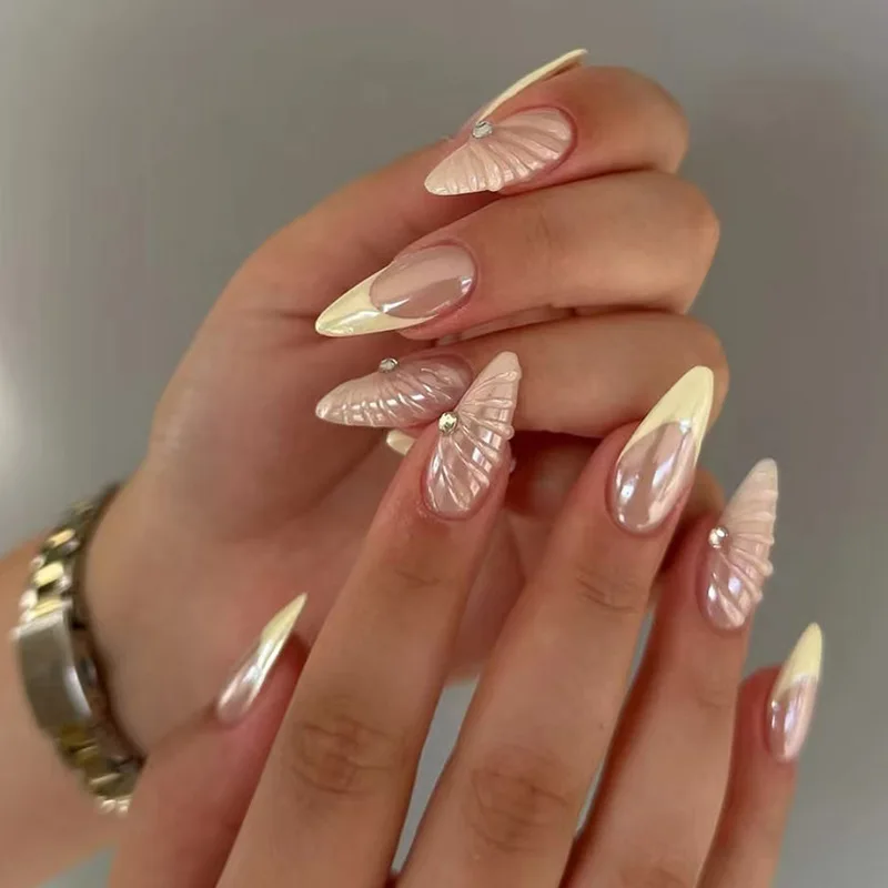 24pcs Pearl Nails – Nail Care