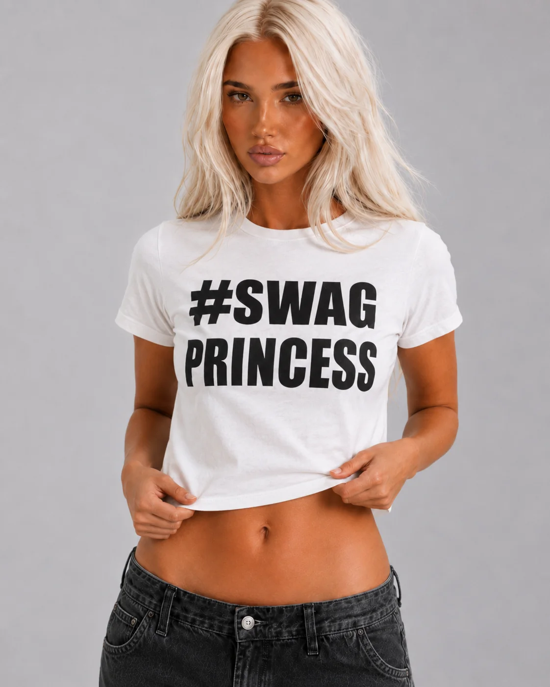 #SWAG PRINCESS Top - Short Sleeve T-shirt - Image 2