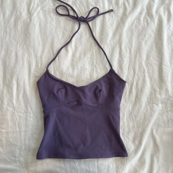 Purple Halter Sling Top - Image 3