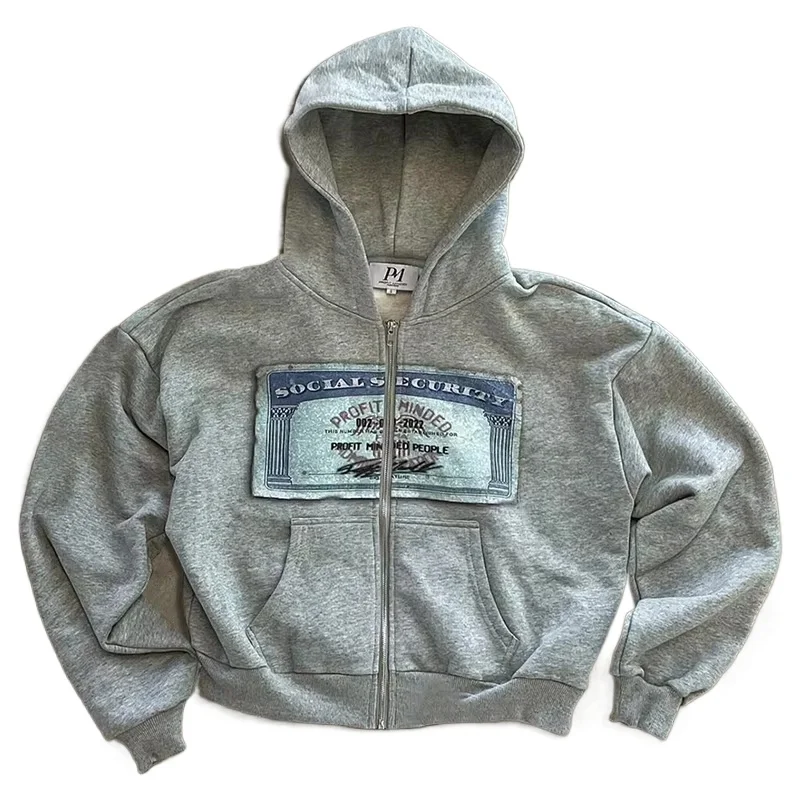 Ahs Hoodie – Grey Hoodies & Sweatshirts - Image 3