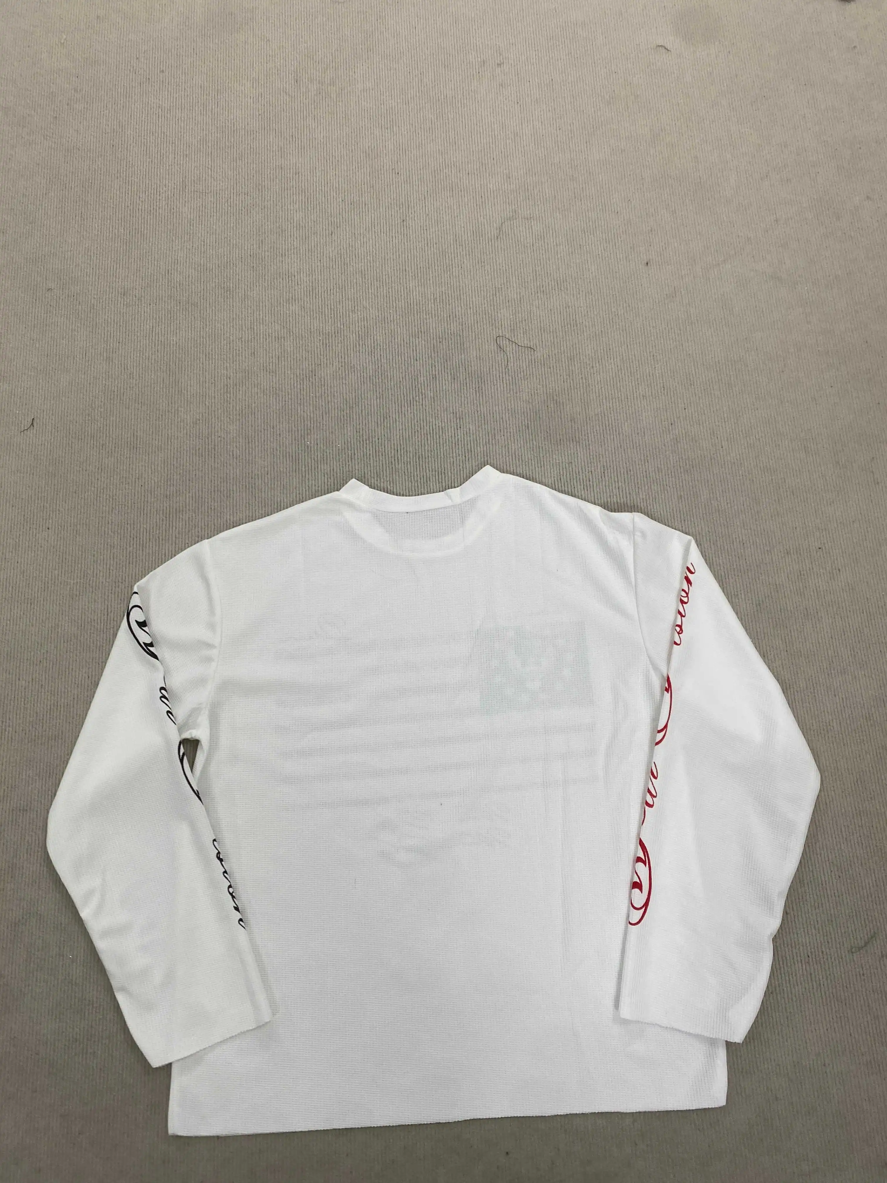American Streetwear Long Sleeve Top – White - Image 3