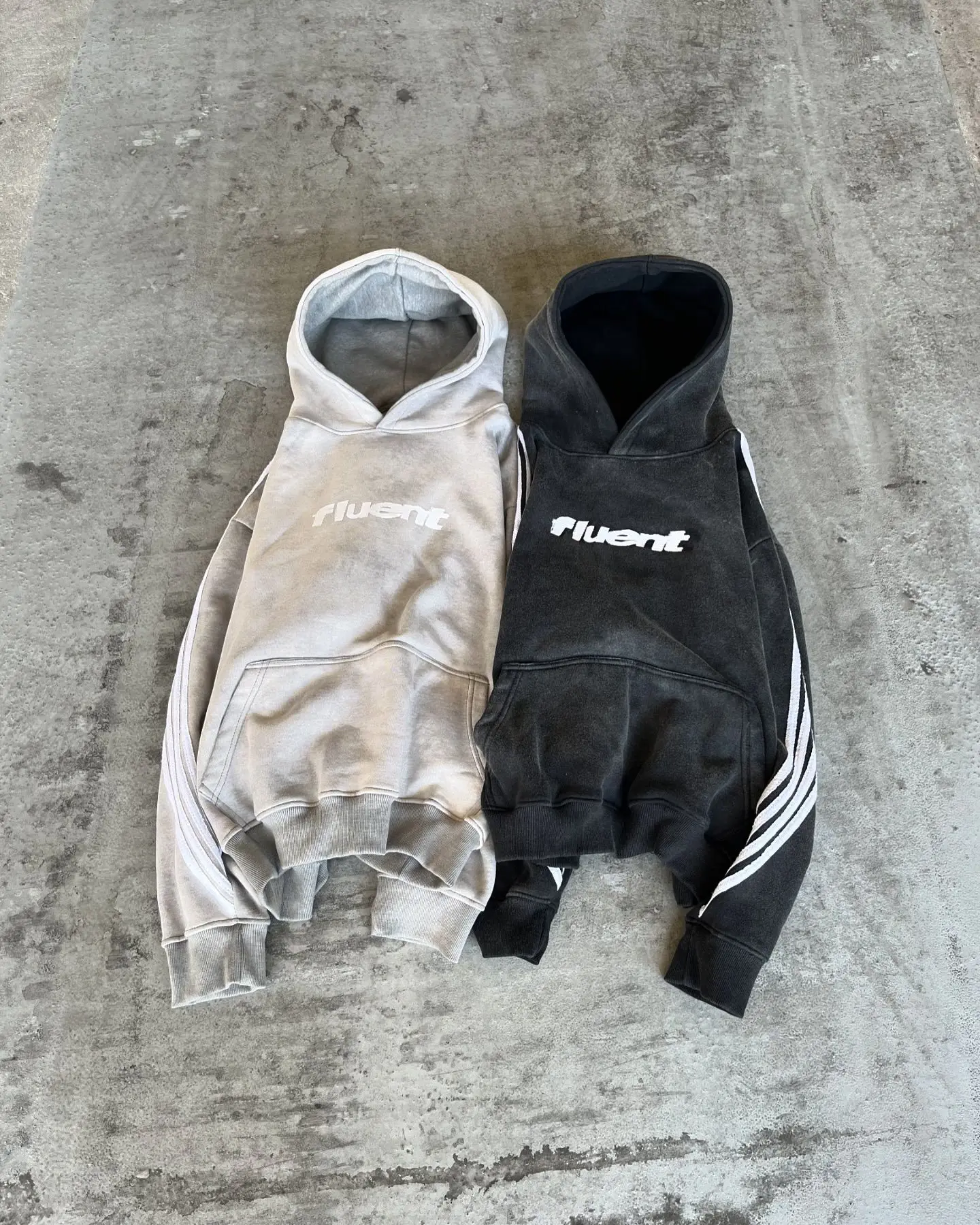 Stripe Hoodie – White Hoodies & Sweatshirts