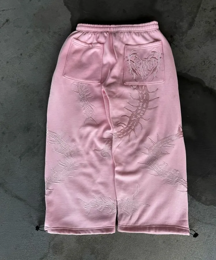 Embroidered Set – Pink Co-ords & Sets - Image 9