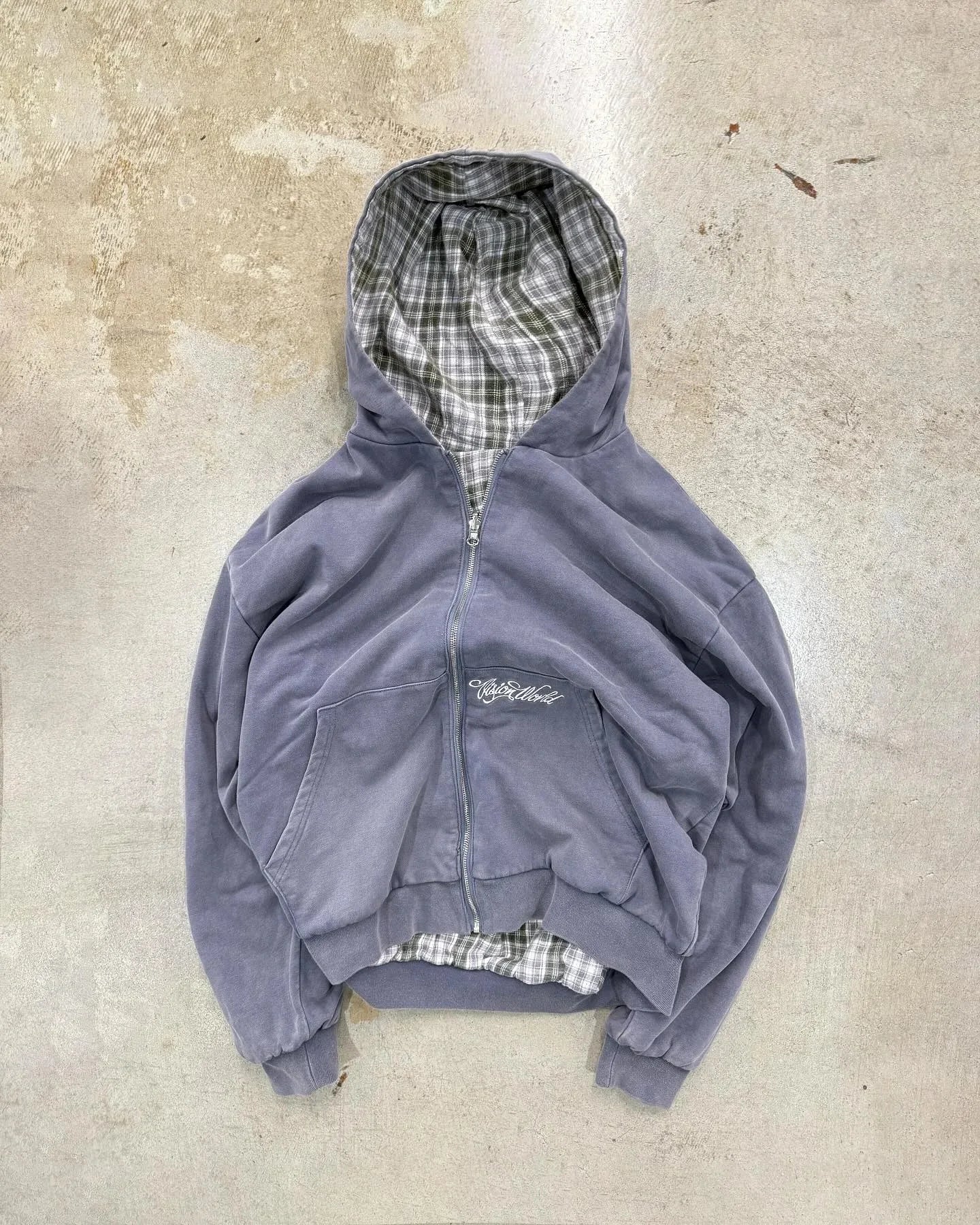 Double Zip Up Sweatshirt – Black Hoodies & Sweatshirts - Image 3
