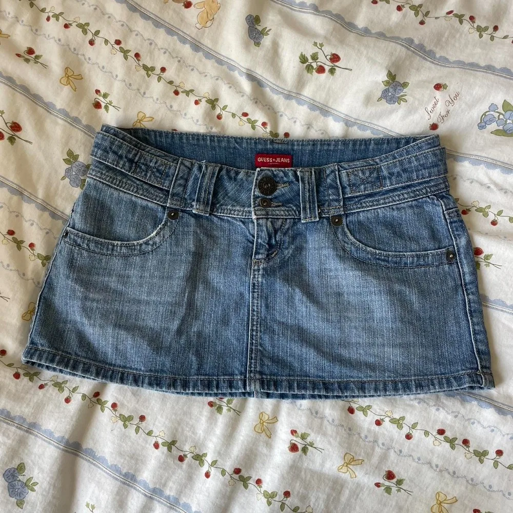Blue Mini Skirt - S - Image 3