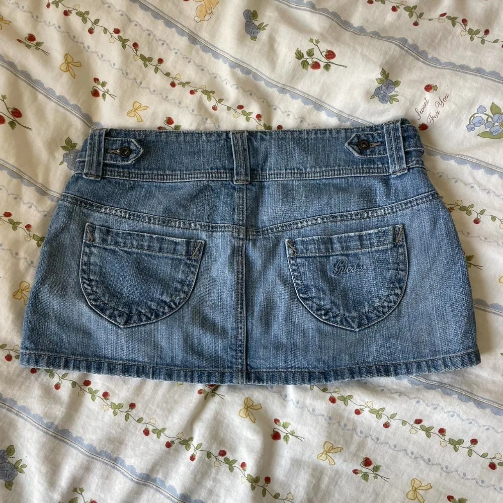 Blue Mini Skirt - S - Image 4
