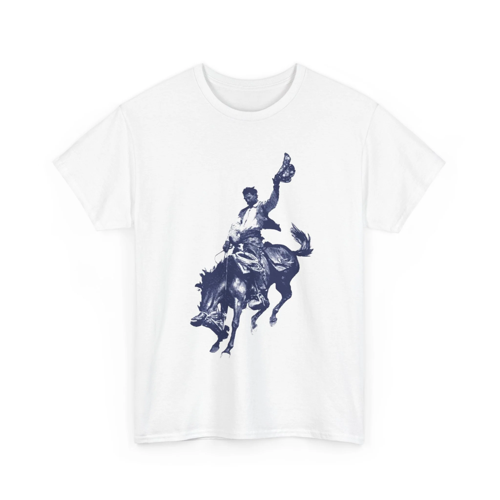Cowboy tee – White T-Shirt - Image 4