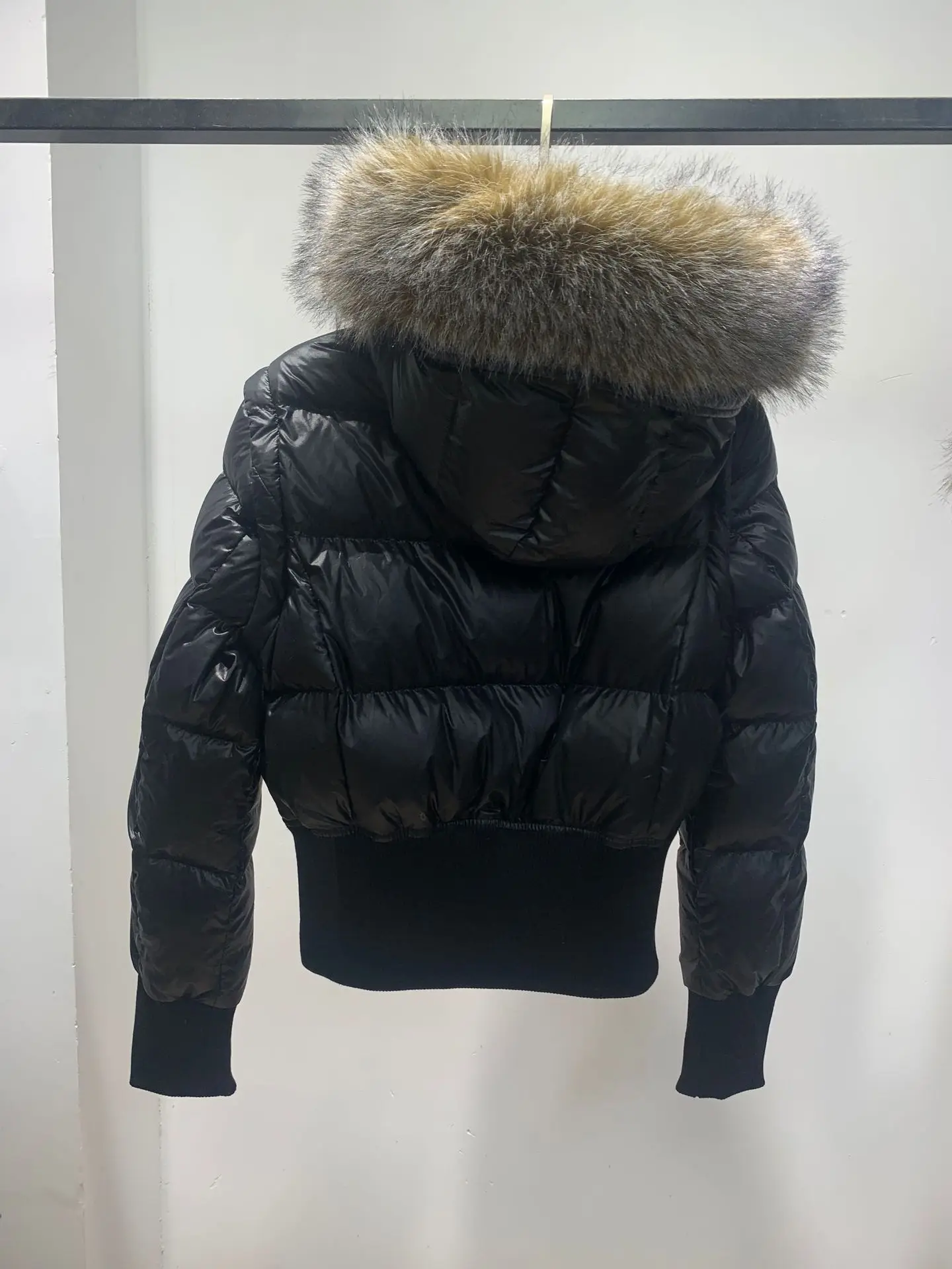 Detachable Parkas Winter Jacket – Black - Image 4