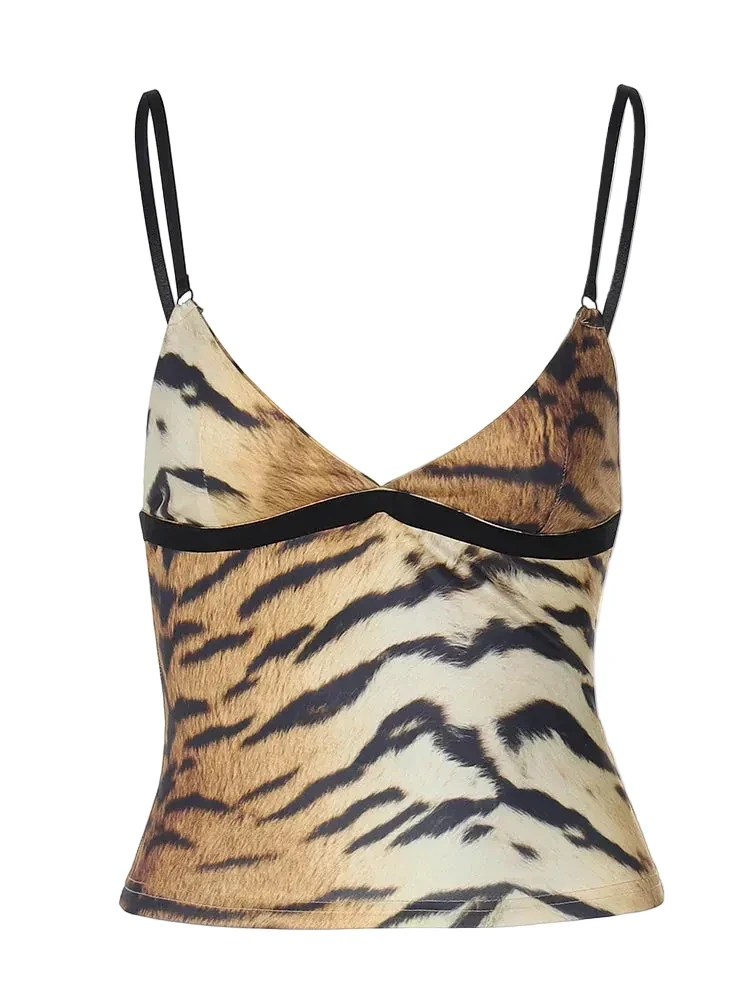 Tiger Print Cami Top - Image 3