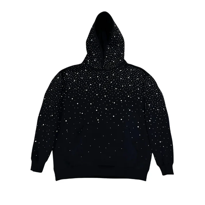 Rhinestone Hoodie – Dotted Hoodies & Sweatshirts - Image 4