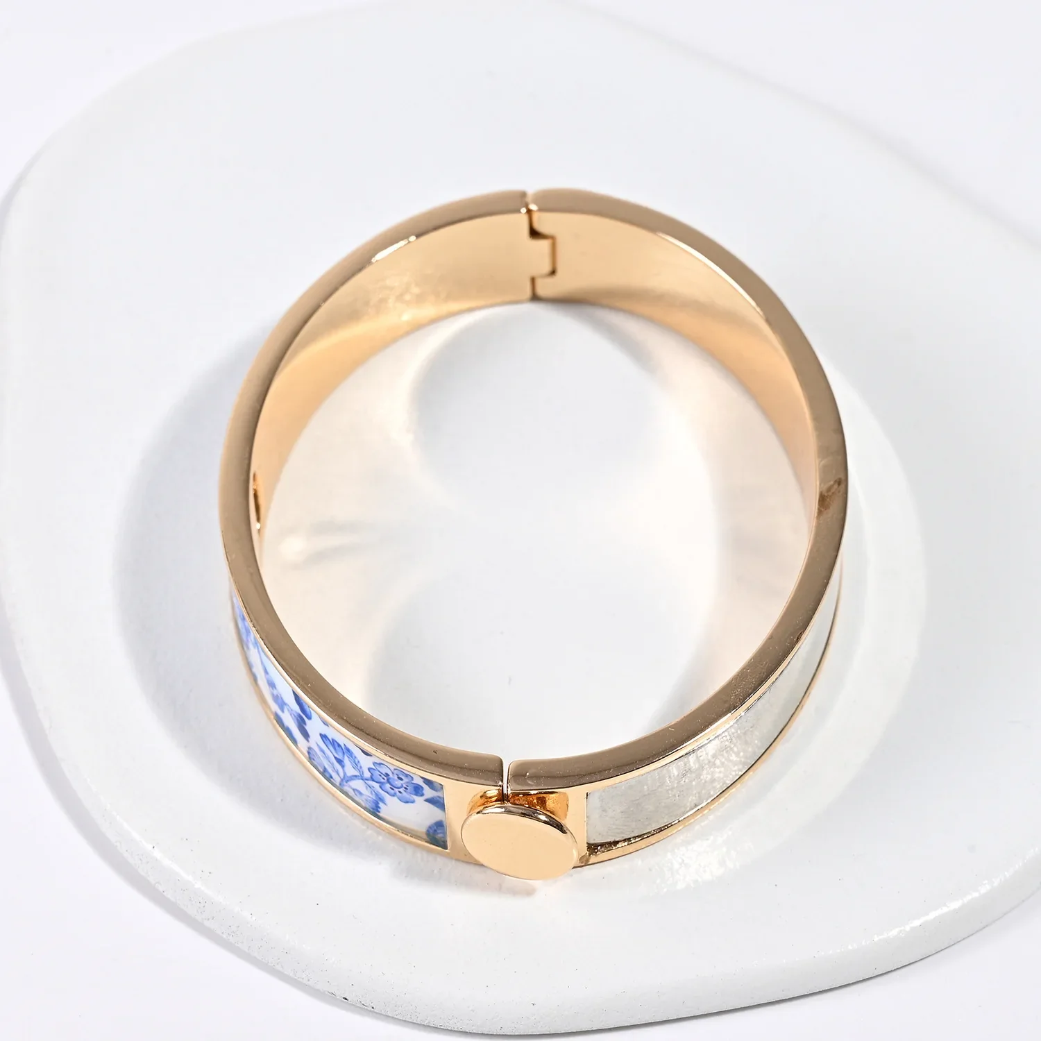 Blue Bloom Bangle – Bracelets - Image 3