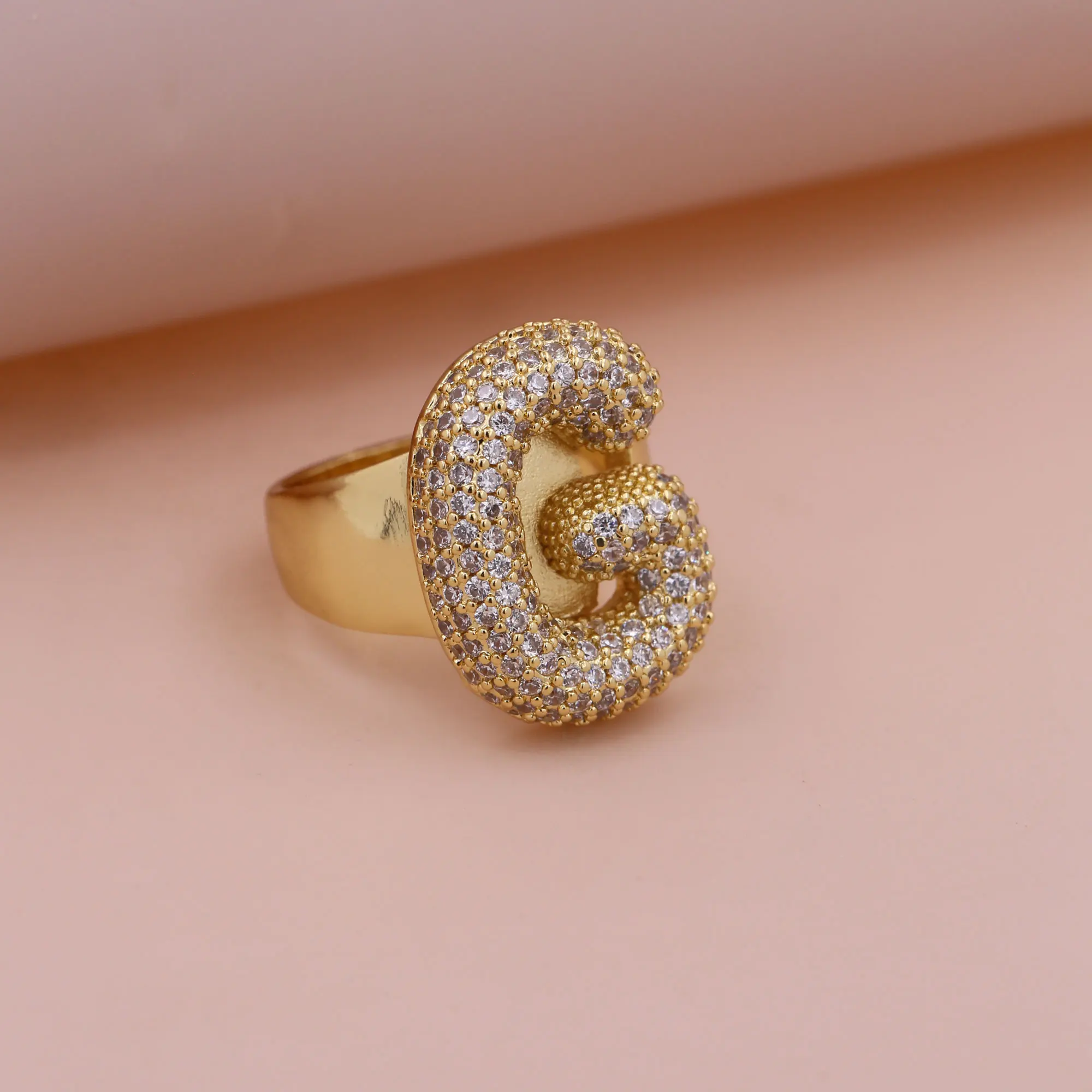 Chunky Letter Rings – Gold - Image 22