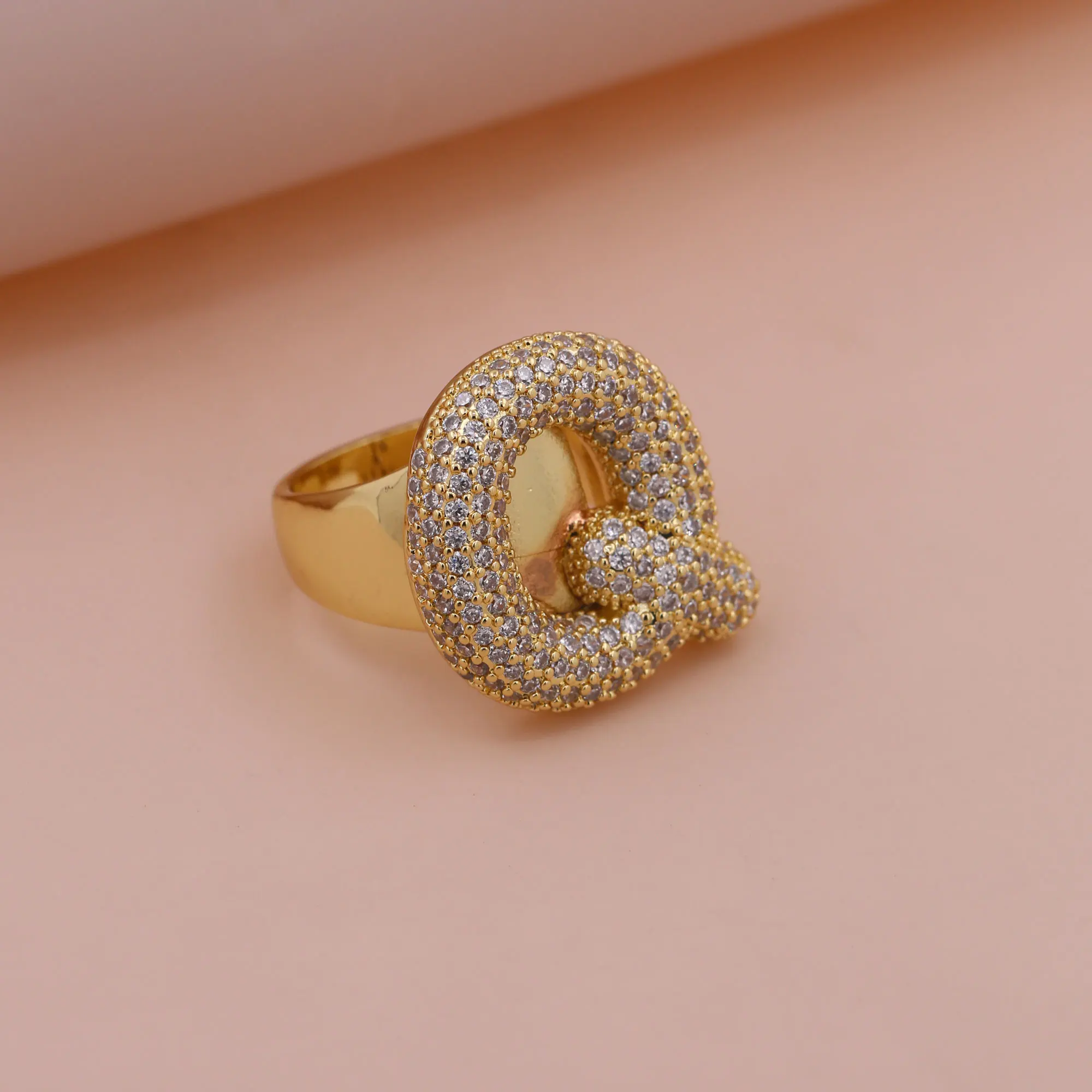 Chunky Letter Rings – Gold - Image 30