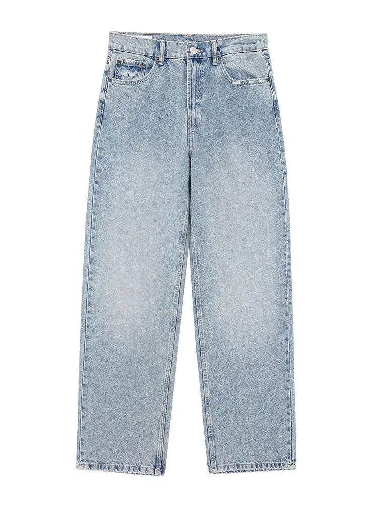 Patchwork Jeans – Blue - Image 5