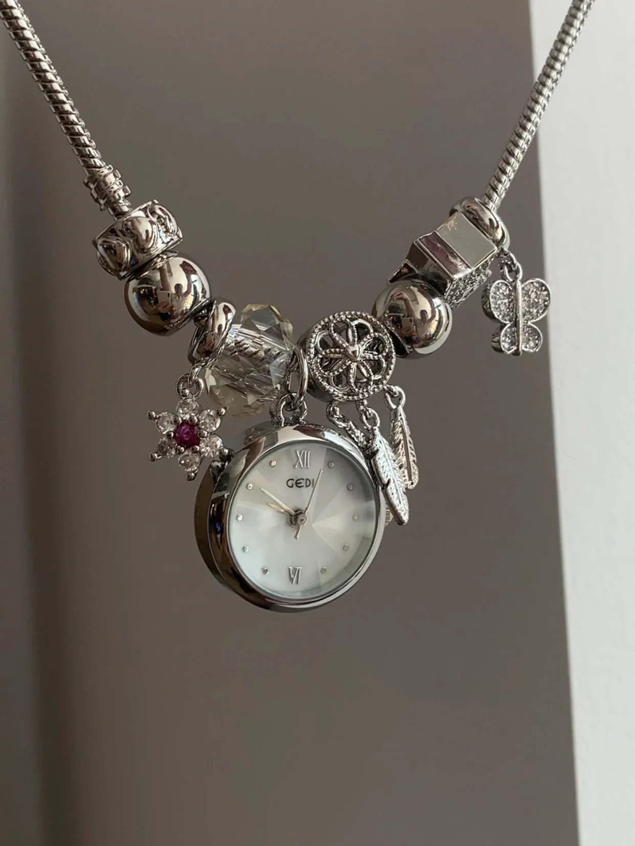 Quartz Bear Bracelet – Silver - Image 3