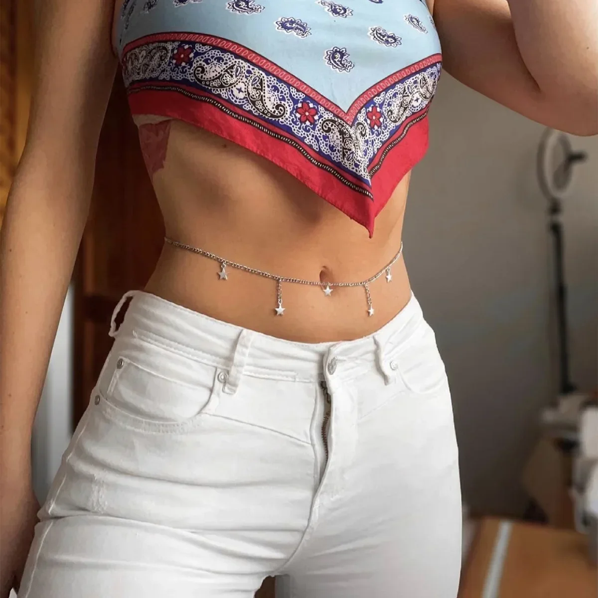 Double Circle Waist Chain – Necklaces - Image 14