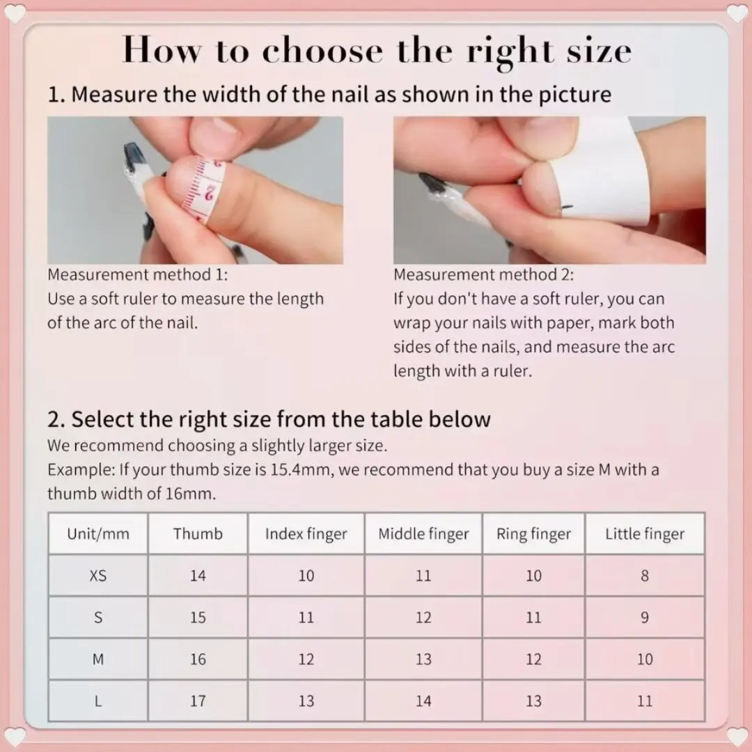 10Pcs French Nails – Nail Care - Image 2