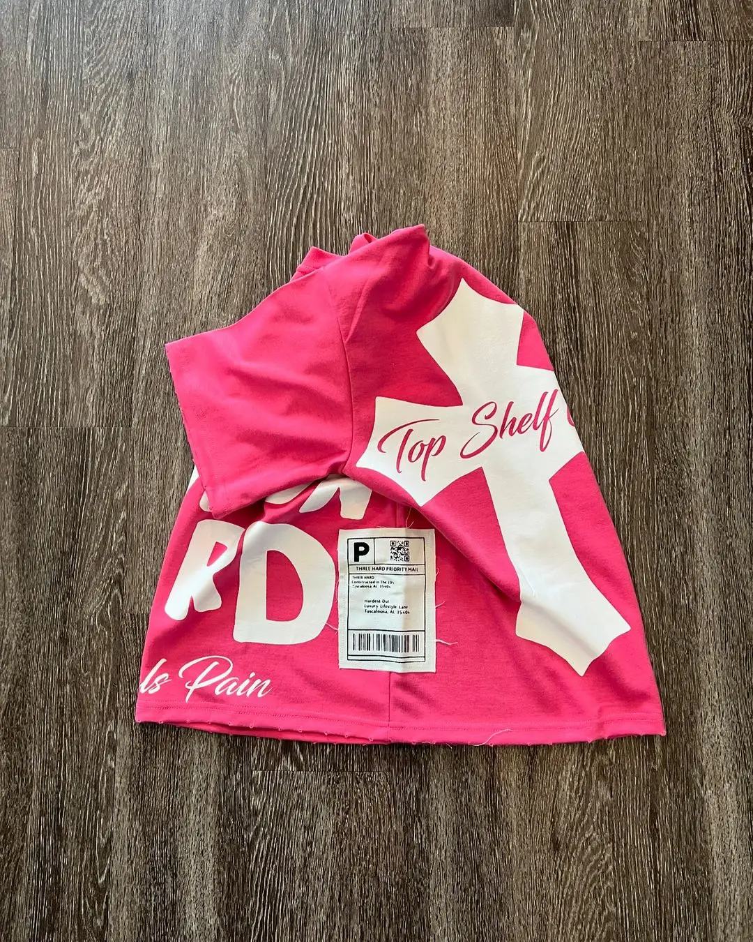 Keep Fashion Hard Tee – Pink Tops - Image 3