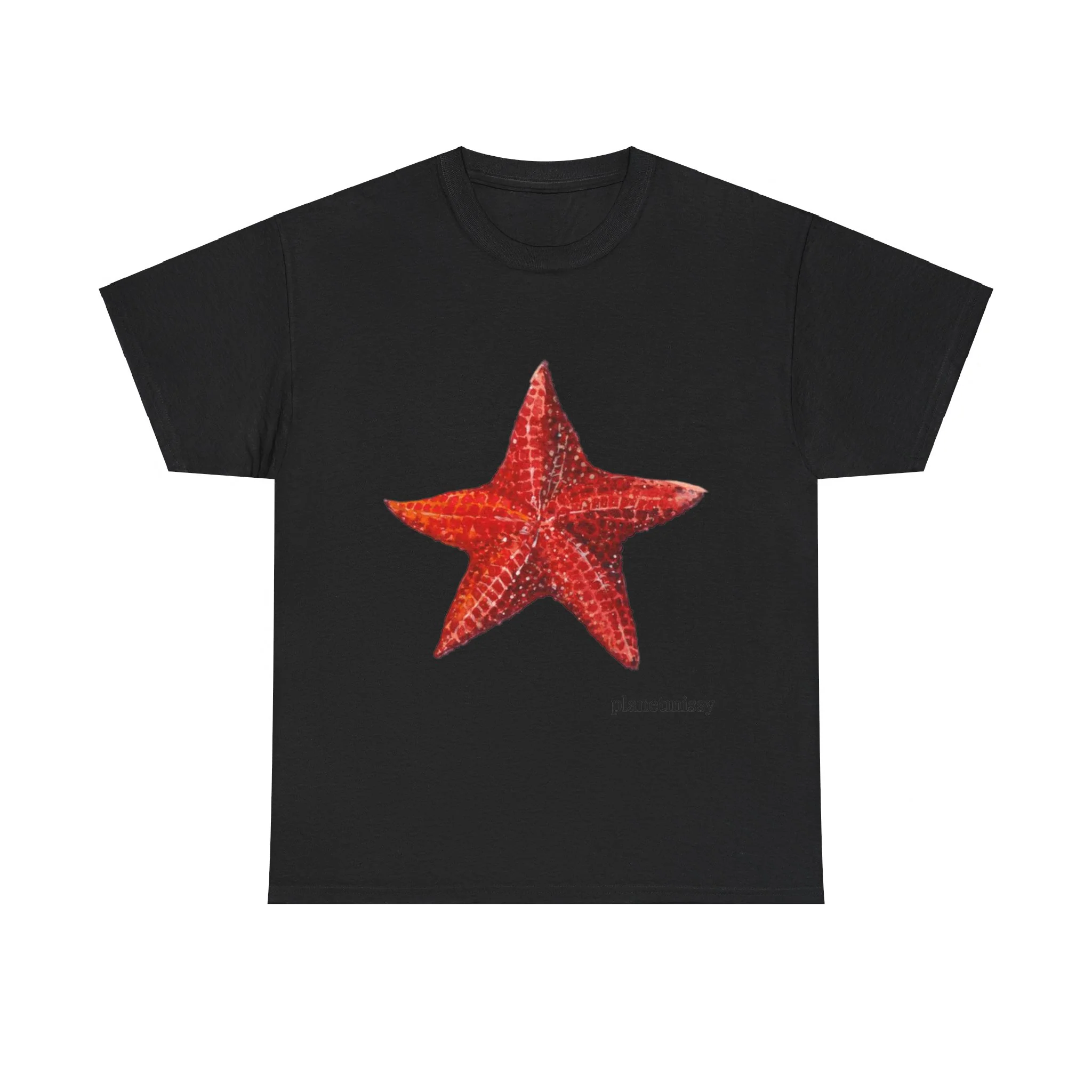 Red Starfish tee – T-Shirt - Image 3