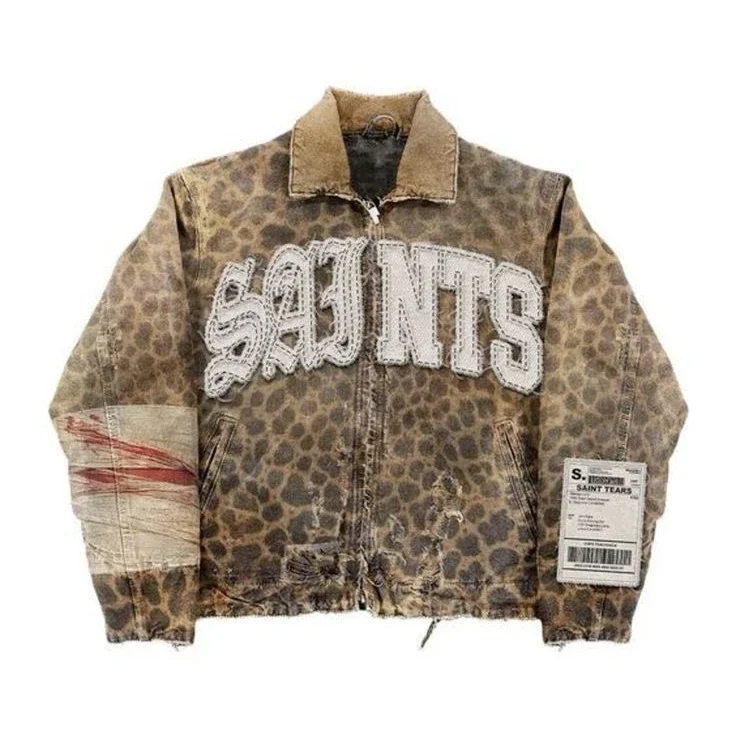 Vintage Cheetah Oversized Jacket