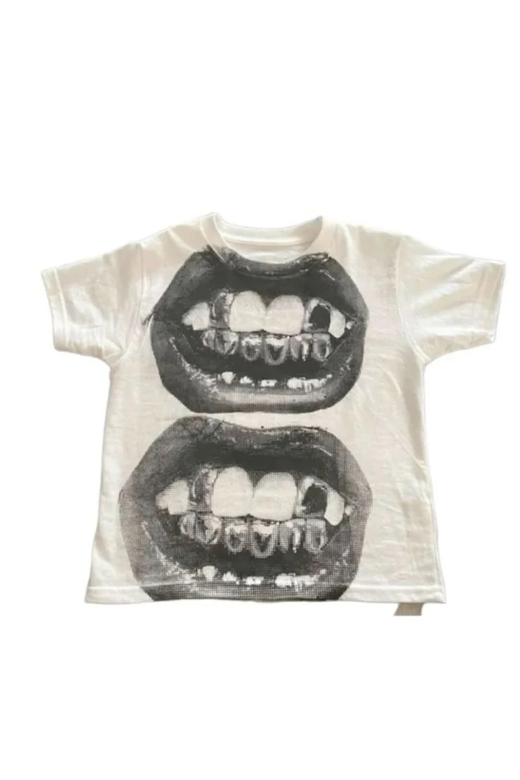 Showz Em Baby Tee – White T-Shirt