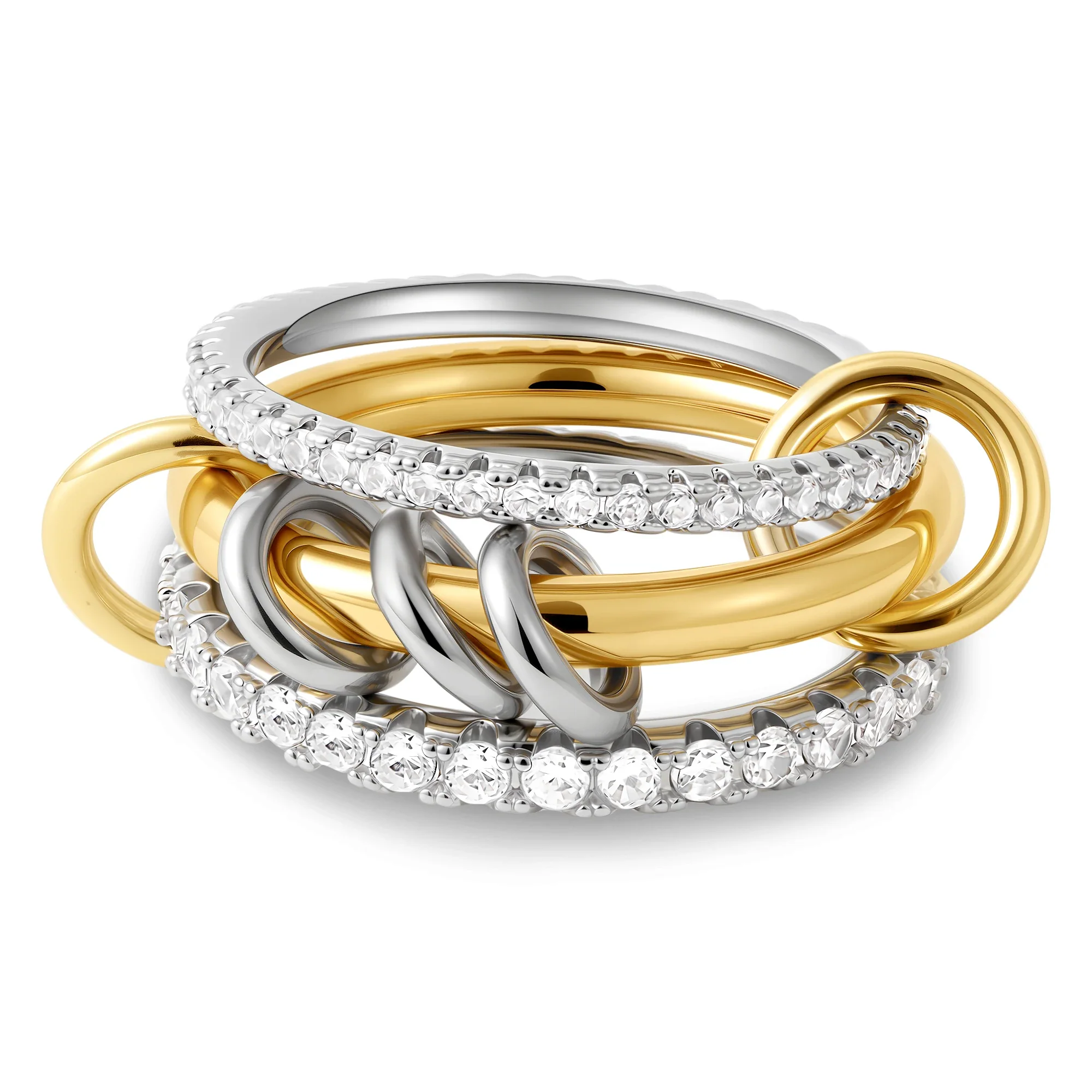 Stainless Steel Multilayer Rings - Image 12
