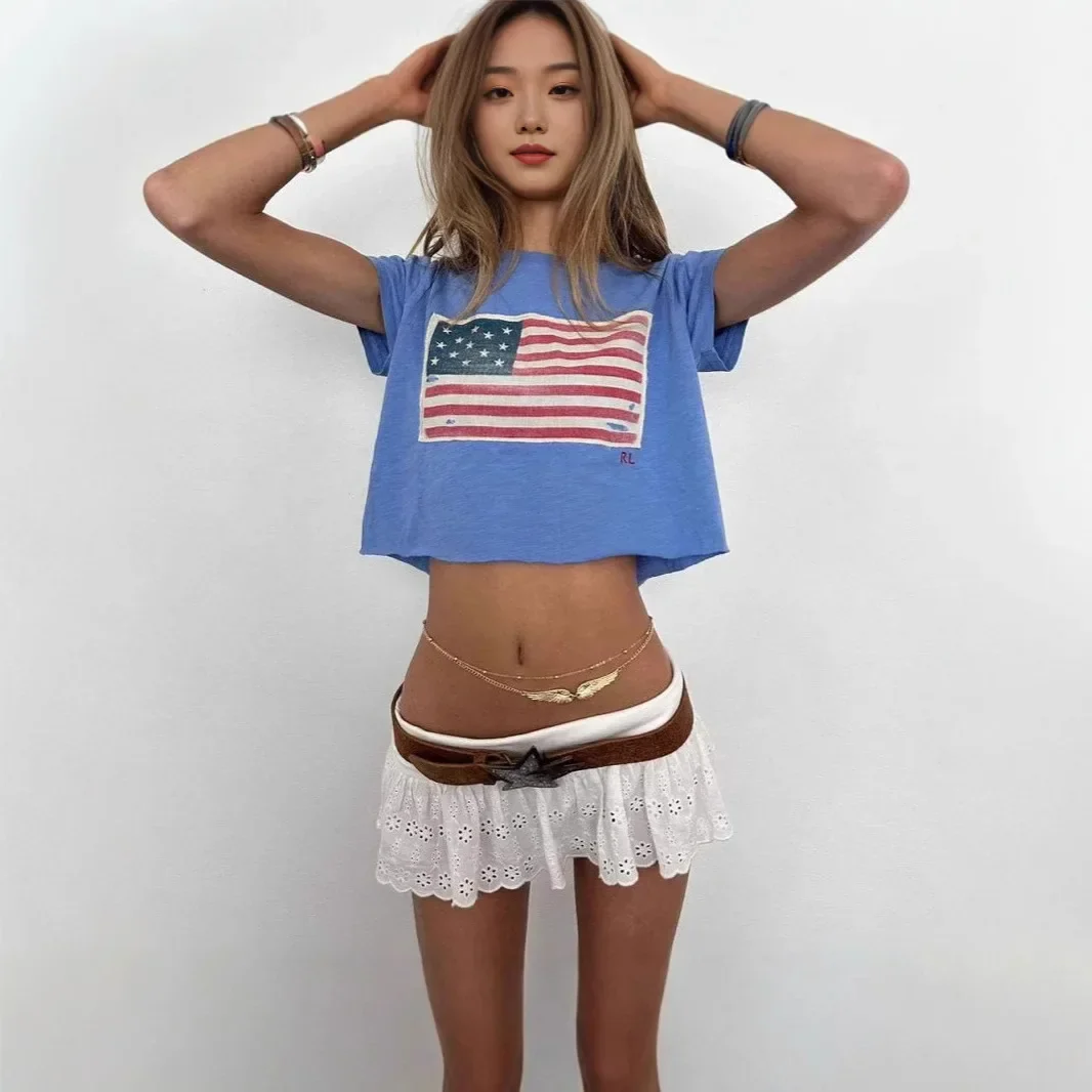 Flag Bore Tee – Grey T-Shirt - Image 4