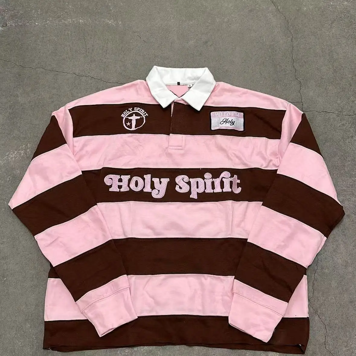 Striped Retro Polo - Image 2