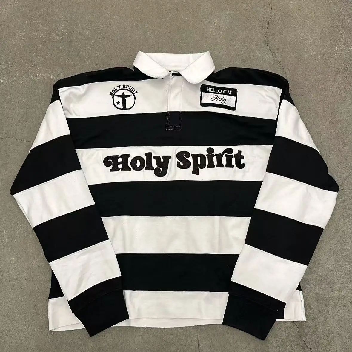 Striped Retro Polo - Image 3