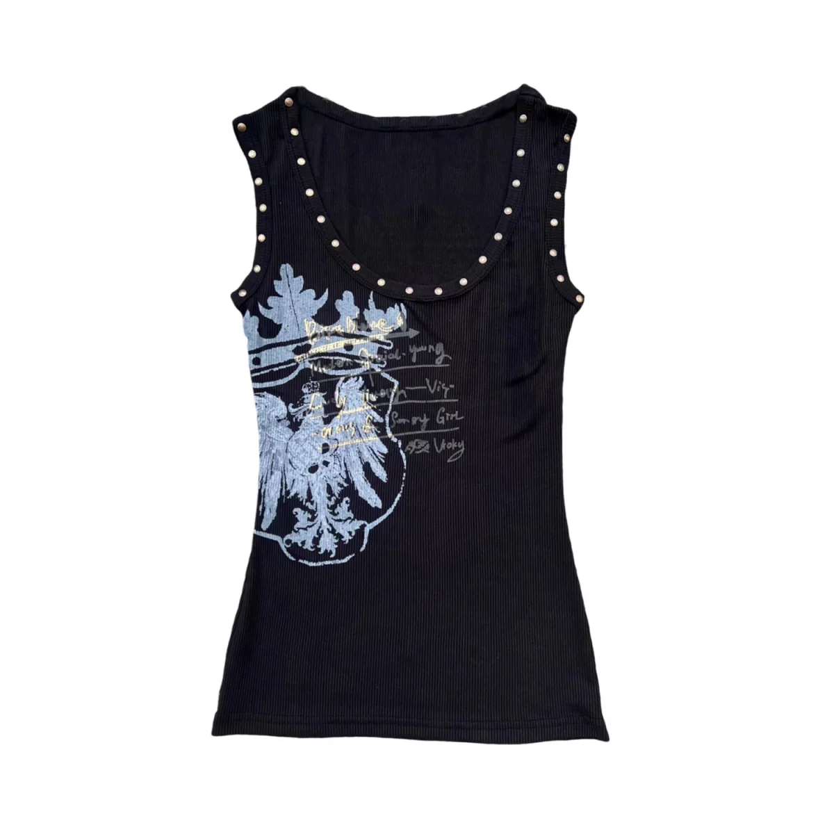 Sleeveless Camisole – Black Tops - Image 3