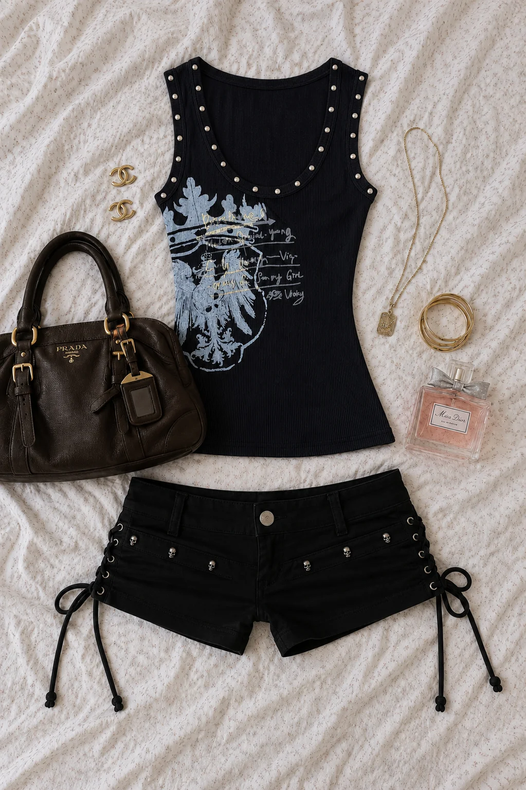 Sleeveless Camisole – Black Tops - Image 5