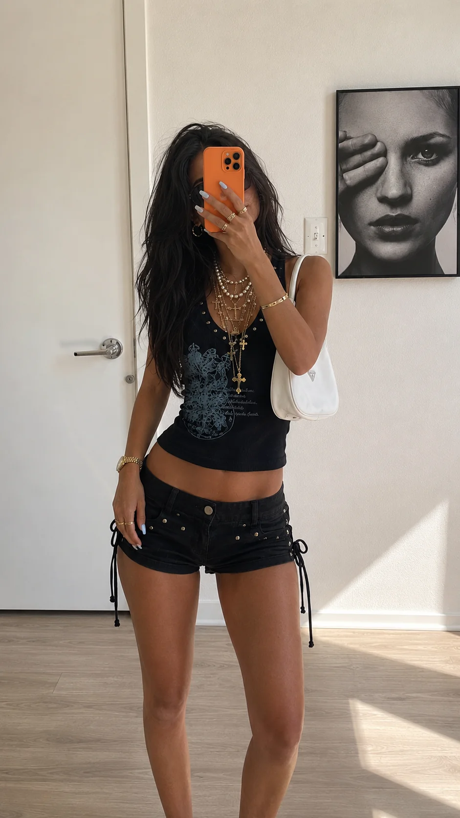 Sleeveless Camisole – Black Tops - Image 6