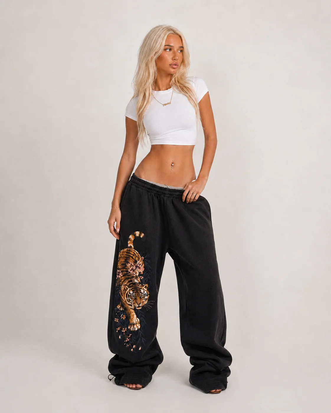 Tiger Drift Sweatpants - PRE-ORDER – Navy Trousers & Joggers - Image 5