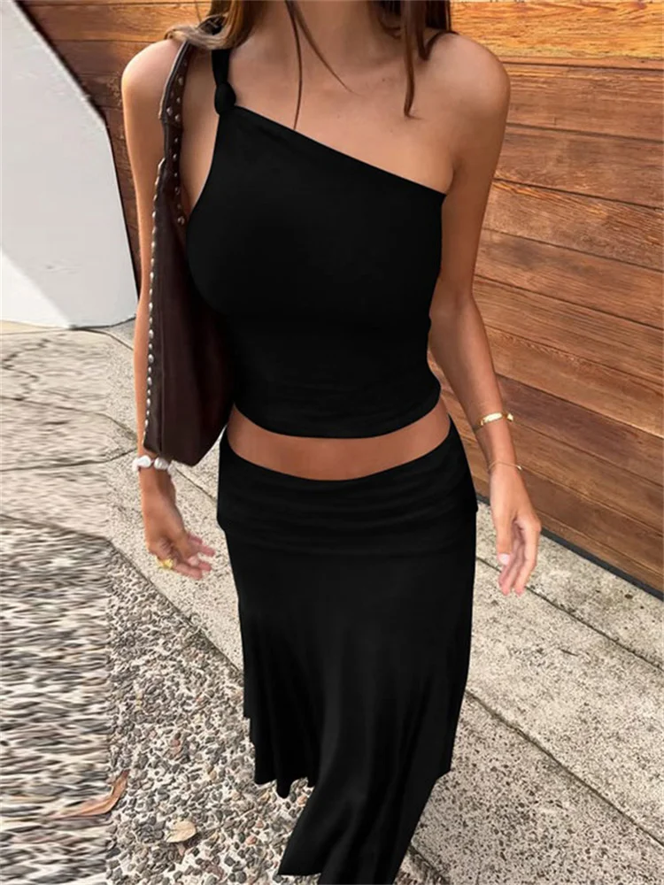 Pleated 2 Piece-Set – Black Co-ords & Sets - Image 5