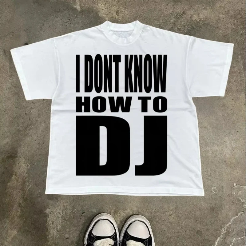 I DON'T KNOW HOW TO DJ – Black T-Shirt - Image 5