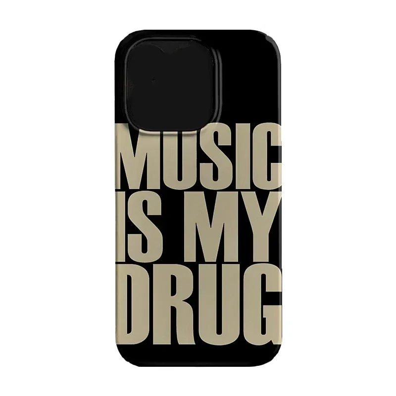 MUSIC IS MY DRUG Phone Case