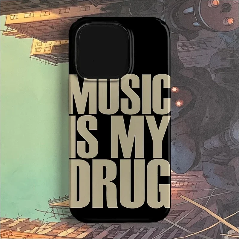 MUSIC IS MY DRUG Phone Case - Image 2
