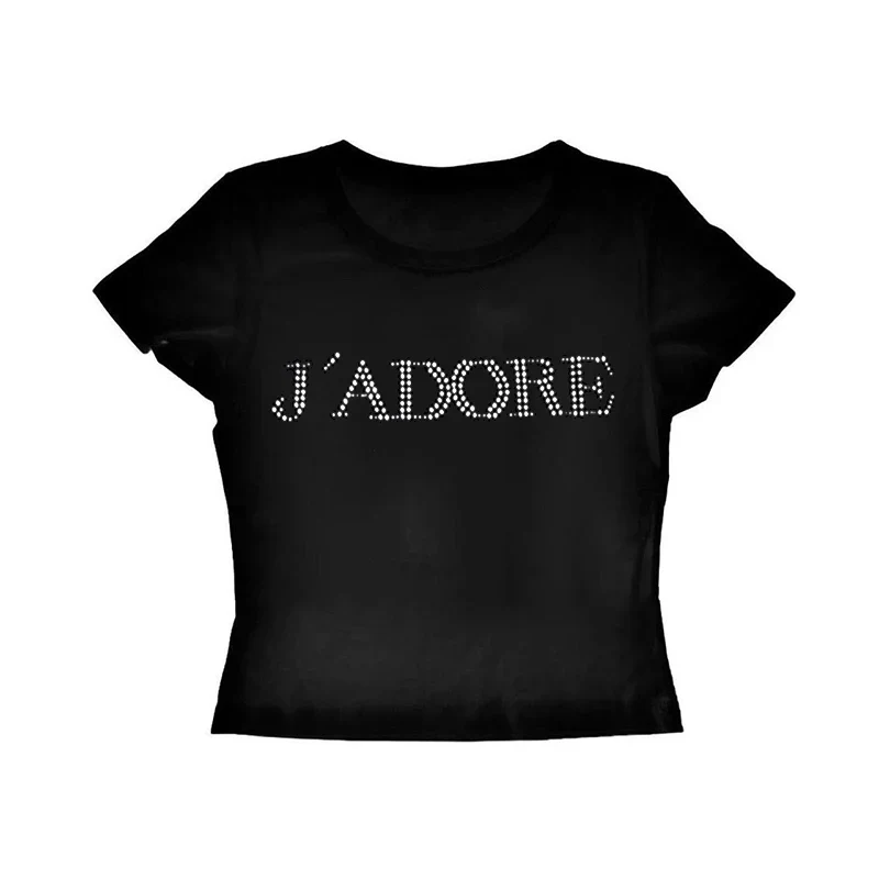 J'adore Tee – Black T-Shirt - Image 4