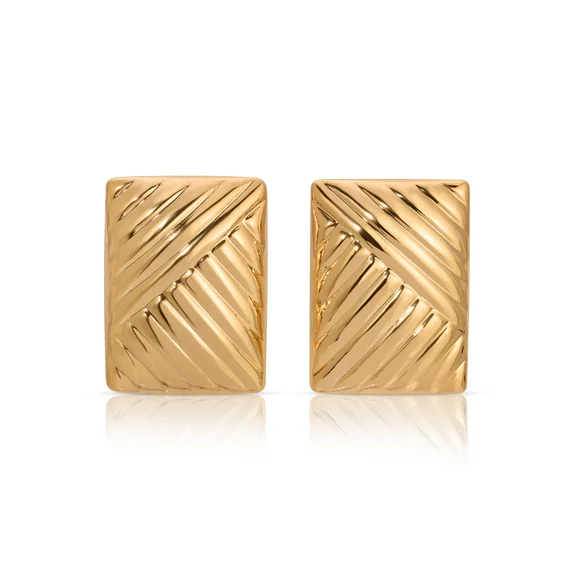 Gold Plated Stainless Earrings - Image 15