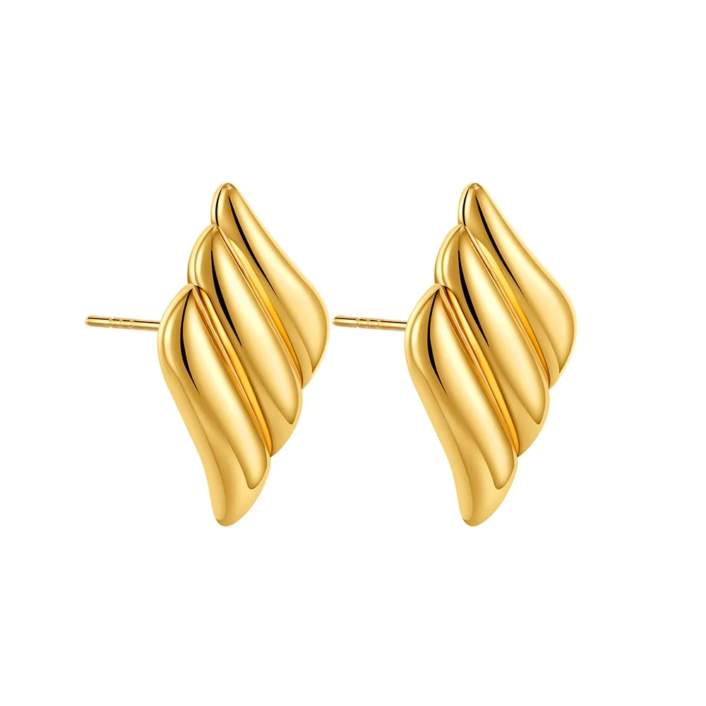 Gold Plated Stainless Earrings - Image 9