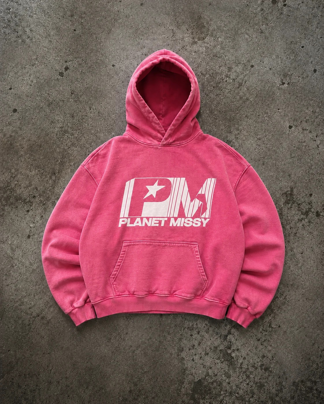 Planet Missy PM Graphic Oversized Pink Hoodie
