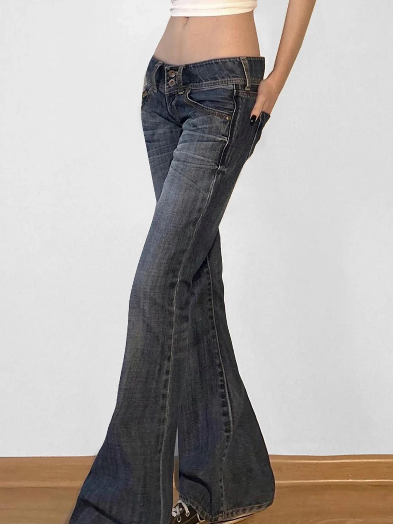 Flared Jeans – Blue - Image 4