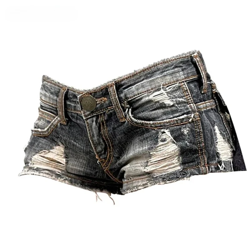 Low Rise Cambri Shorts – Blue