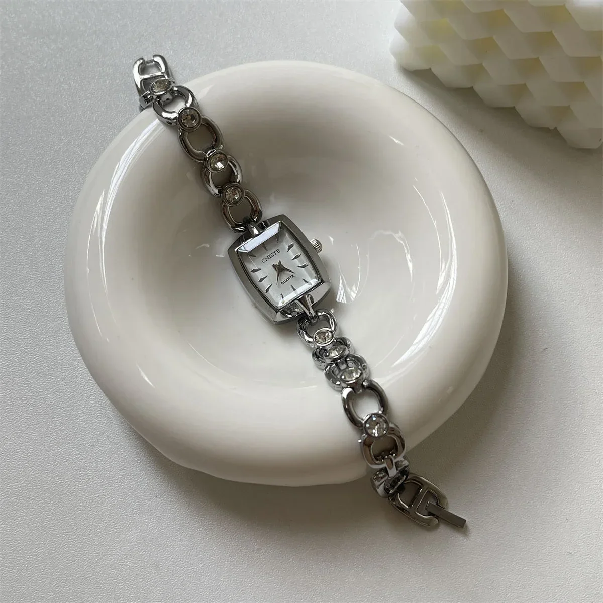Quartz Diamond Wristwatch – Watches - Image 5