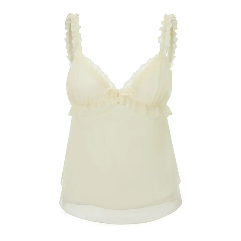 Silk & Honey Cami – Beige Tops - Image 9